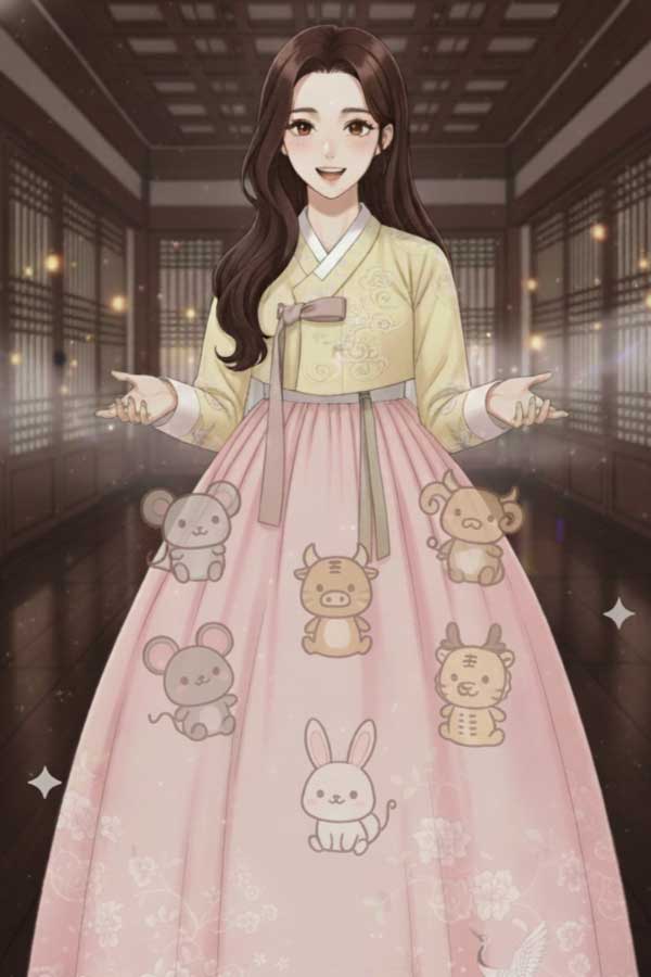 띠별 오늘의 운세 이미지